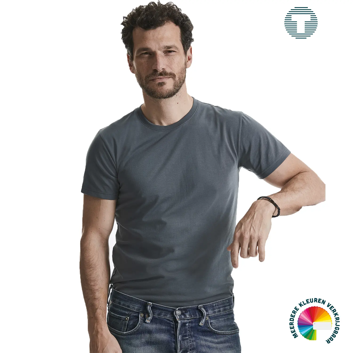 Russel premium slim fit t-shirt ontwerpen en bedrukken